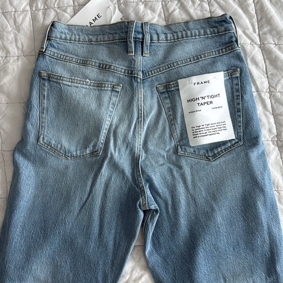 Frame Le High 'N' Tight Taper Jeans in Demarco - Picture 11 of 11